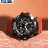 SMAEL Tactical Watch Male Student Sports Dual Display Digital Waterproof Glow Men's Watch 8079 5