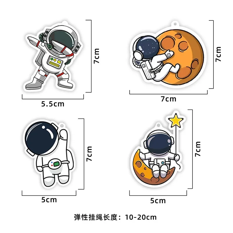 Cartoon Car Fragrance Piece Rearview Mirror Hanging Perfume