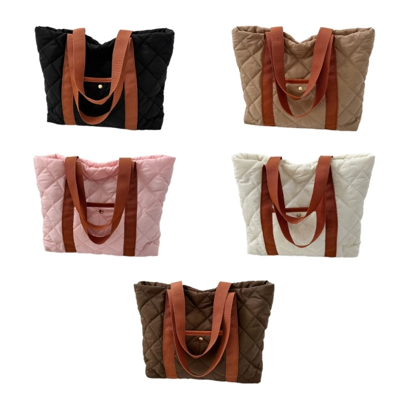 

E74B Stylish and Durable Quilted Handbag Large Shoulder Bag for Outdoor Enthusiasts