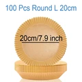 100 Pcs Round L7.9in