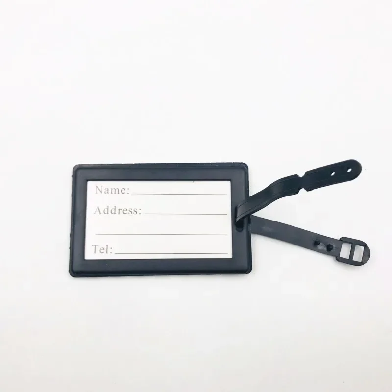 Travel accessories creative animal cartoon silica gel suitcase ID addres holder baggage boarding tags portable label