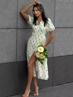 Marie Side Slits Elegant Maxi Dress 13