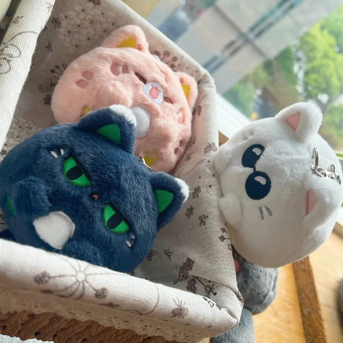 Jujutsu Kaisen Satoru Gojo White Cat Plush Pendant Cosplay 10cm Pet