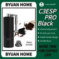 1 pc Timemore C3ESP Pro foldab handle design  Aluminum portable steel grinding core High quality manual coffee grinder 1