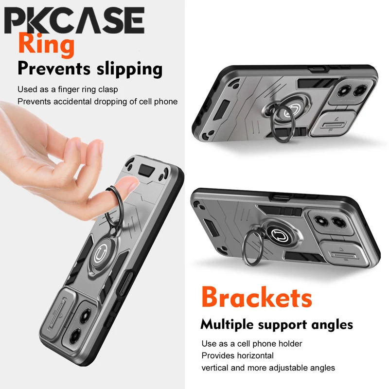 Shockproof Magnetic Stand Case for Motorola Devices - PKCASE