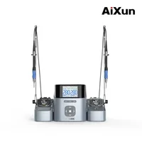 JC AIXUN T420D Dual-channel Smart Soldering Station Supports T115 T210 T245 Handles for Phone PCB Board Welding Repair Fast Heat 2