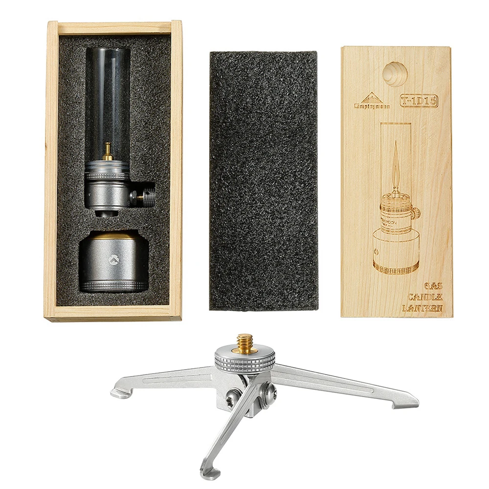 

Портативный светильник на пропане, портативный светильник с подставкой, ветрозащитный светильник для кемпинга на открытом воздухе, яркая лампа для палатки