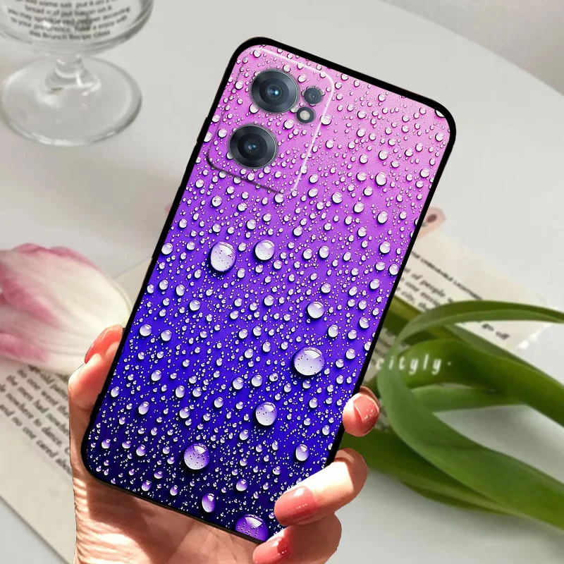 Animal Cartoon Painted Soft Silicone Phone Case - Black Coque