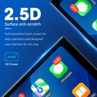 Jansite – autoradio universel 10.1 pouces, lecteur vidéo multimédia WIFI, navigation GPS, Carplay sans fil et Android Auto, WIFI 5G, FM AUX, pour Apple ou Android, système d'intelligence automobile, Vision nocturne 4