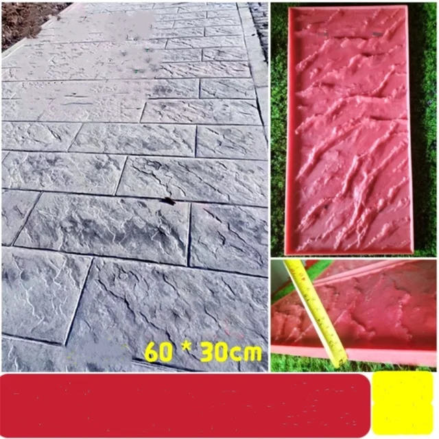 Penész Eredeti Ökológia Cement Dombornyomott Padló Bluestone Lemez Régi Kőpadló Beton Utánzat Szerszám Kert Burkolat - Image 2