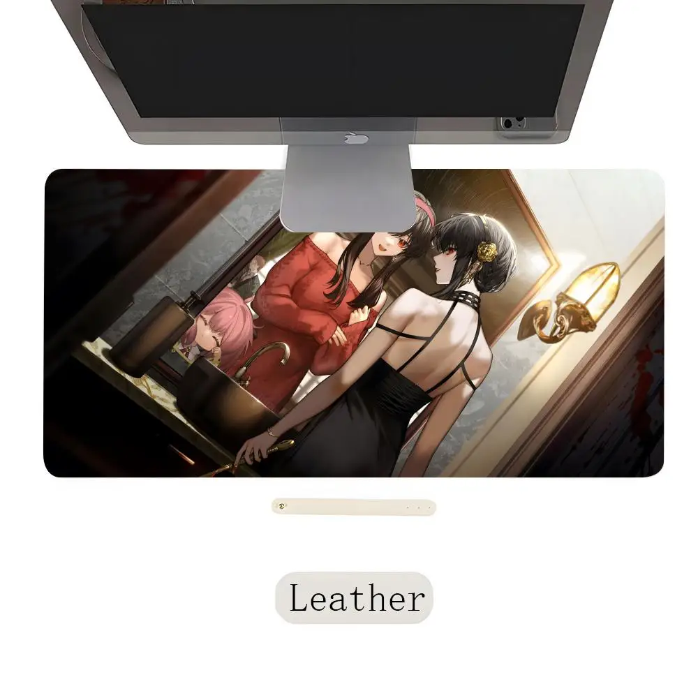 Anime Spy X Family Mouse Pad Hot Game Mouse Pad Large Computer Mouse Pad Gaming Mouse Pad Antigraffio Impermeabile Pu Leather Mou
