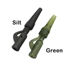 20x Carp Fihsing Lead Clip With Tail Rubber Color Green And Silt For Creating Lead Clip Safety Systems Carp Fishing Tackle 6
