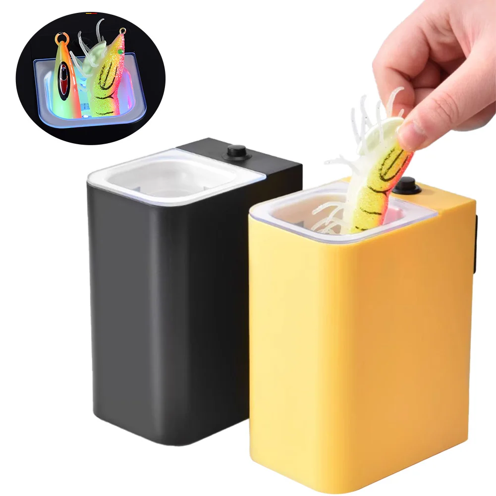 Uv Glow Soft Hard Fishing Lure Fill Light Flash Accumulator Led Luminous Bait Cup Squid Jig Fill Light Tool