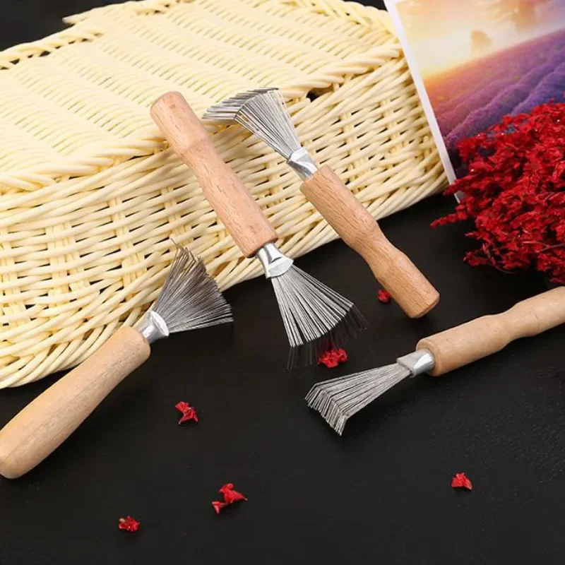 1PCS Wooden Comb Cleaner Delicate Cleaning Removable Hair Brush Comb  Cleaner Tool Handle Embeded Tool - AliExpress