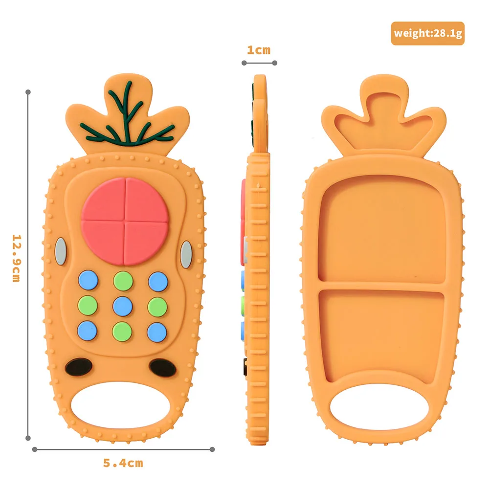 TYRY.HU 1 قطعة الطفل سيليكون عضاضة التحكم عن بعد ش...