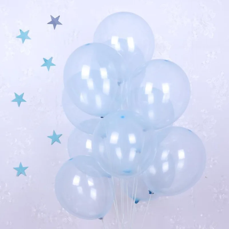 Transparenter Latexballon für Geburtstagsfeier, transparenter runder Ballon, Hochzeitsdekoration, Abschlussballons, 25,4 cm, 10 Stück – Detail 9