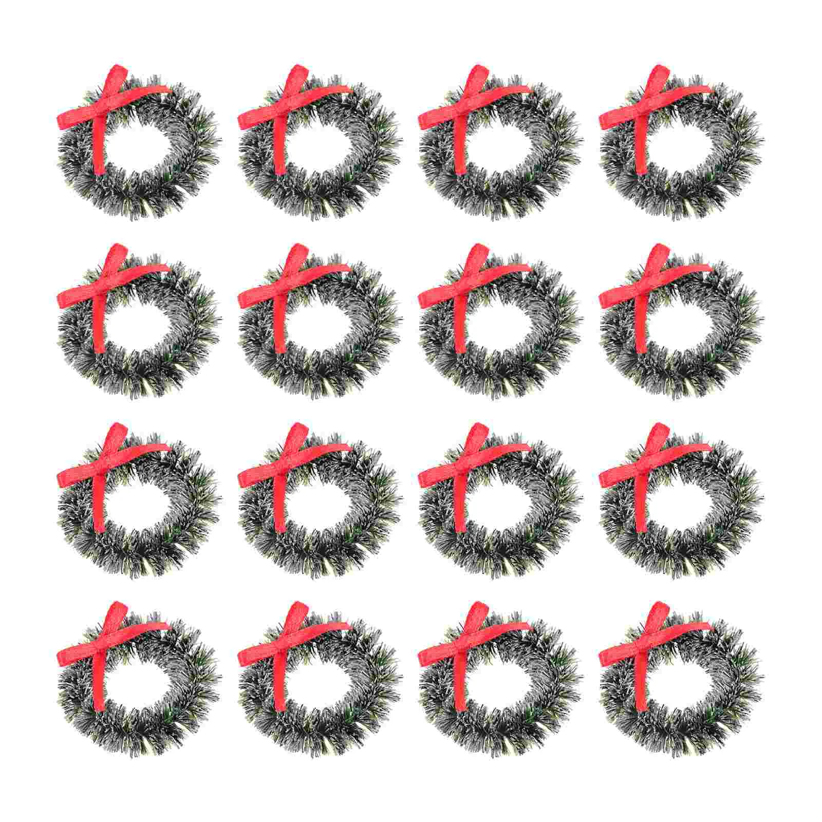 

Candle Rings Wreath Xmas Tree Wreath Artificial Bow Wreath Christmas Hanging Wreaths DIY Decorative Wreath Garland Decors