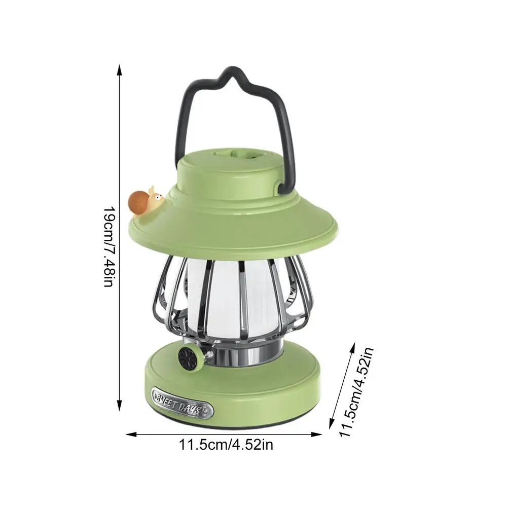 Rechargeable Outdoor Camping Lantern - Snail Design