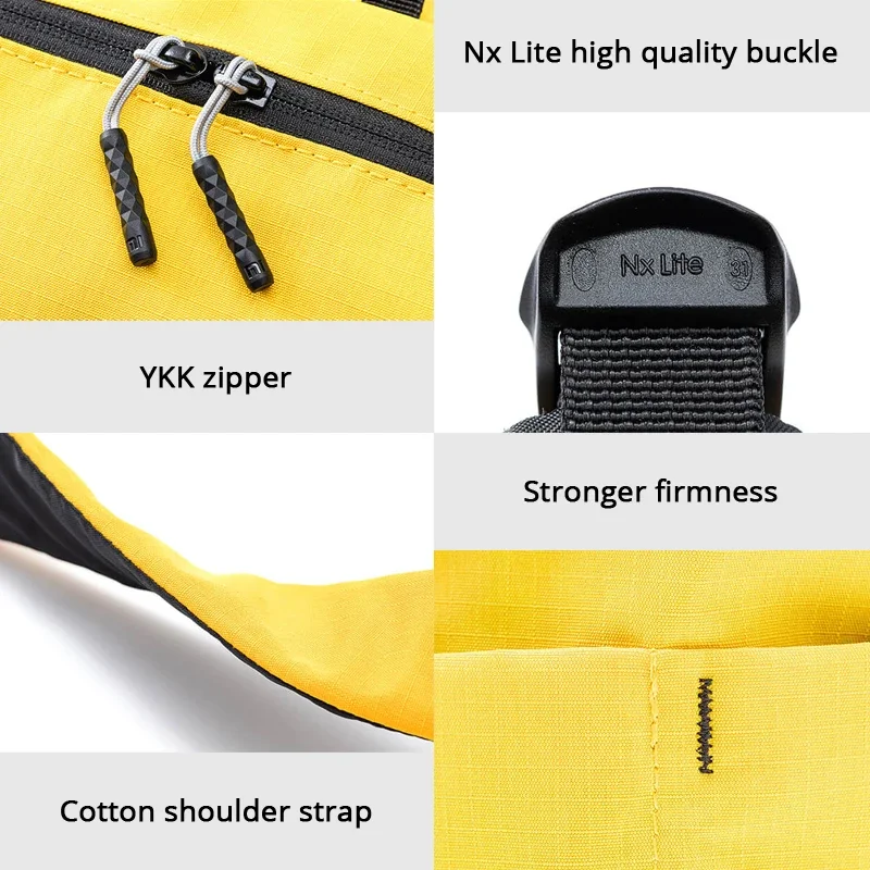 Xiaomi Colorful Backpack Bag 10L Splicing Color Leisure Sports Chest Pack Bags Unisex For Mens Women Travel Camping Bag