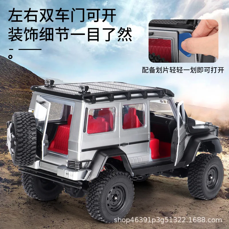 

New Mn86 Mn86s 1/12 2.4g Rc Car Four-wheel Drive Climbing Off-road Truck Vehicle Toy Assembly Version Simulate Car Toy Kids Gift