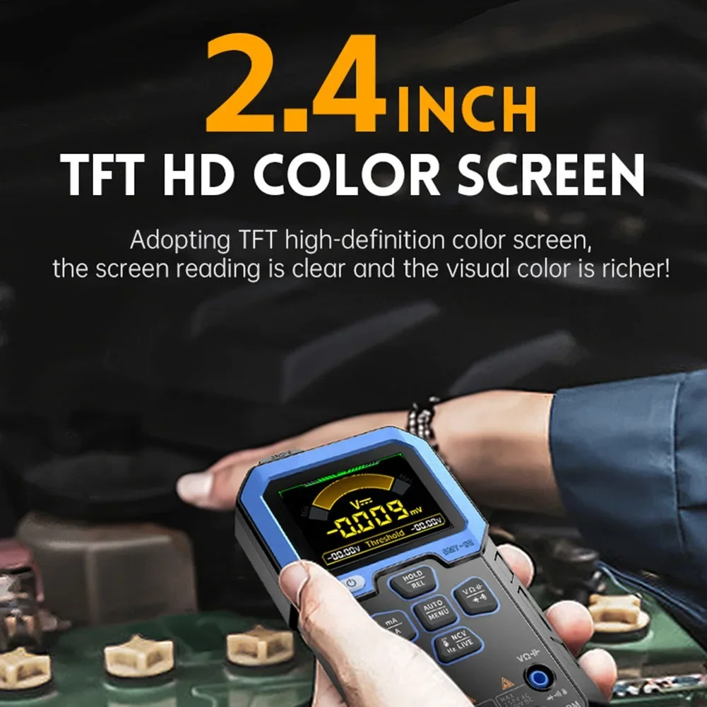 Multifunctional Intelligent Multimeter 2 4 TFT HD Color Screen True RMS Measurement Overload Protection DMT99