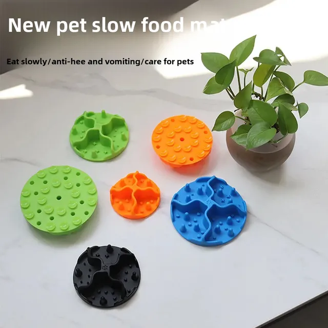 Pet Feeding Bowl Mat Anti-Tipping Silicone Tongue Cleaning Pad Dog Cat Slow Feeding Bowl Pet Supplies Wholesale Pet Feeding Bowl Mat Anti-Tipping Silicone Tongue Cleaning Pad Dog Cat Slow Feeding Bowl Pet Supplies Wholesale