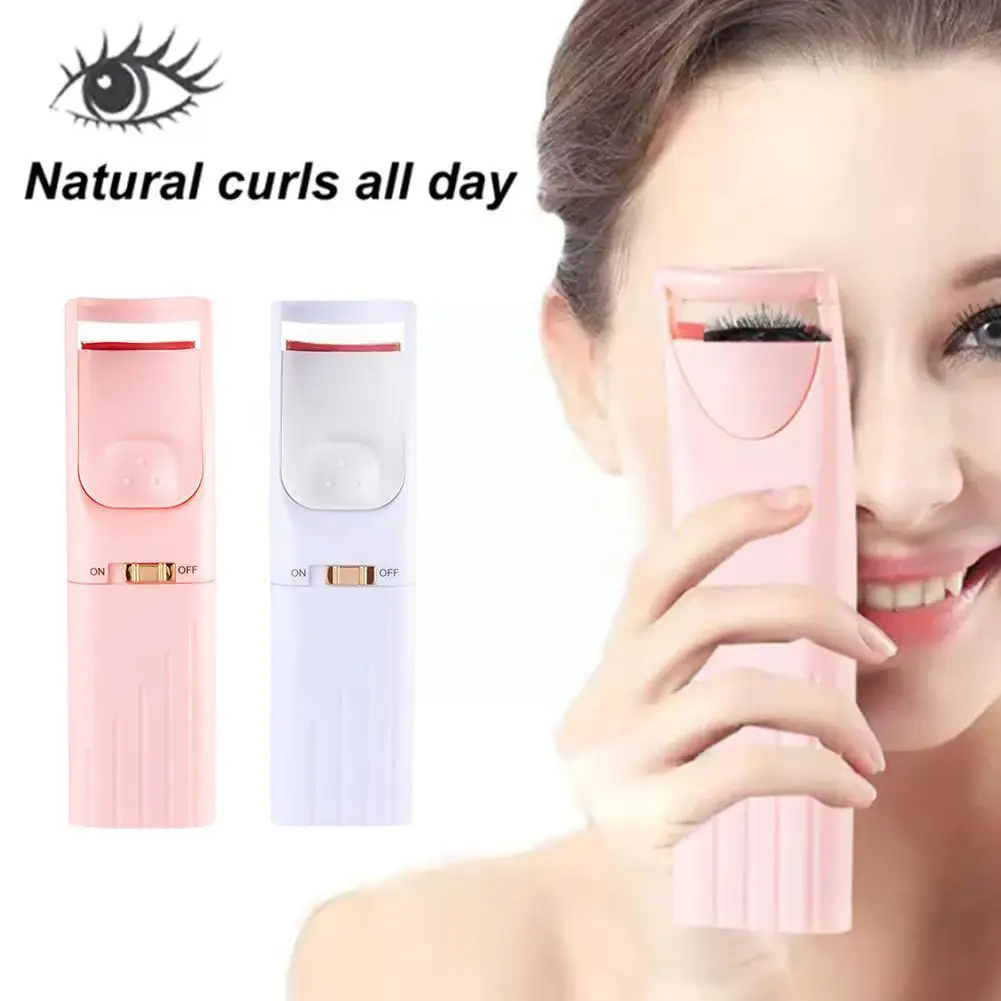 Electric Heated Eyelash Curler Long Lasting Eyelash USB Tools Lifting
