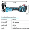 NEWONE 18V Polisher/ Car Polishing Machine Compatible for Makita 18V Battery Polishing Tool Sander Buffing Waxing Machine M14 2