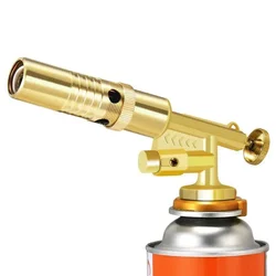 Auto - Ignition Gas Torch for Cooking and Baking - Multipurpose Flame Gun for Welding, Brazing, and Barbecue