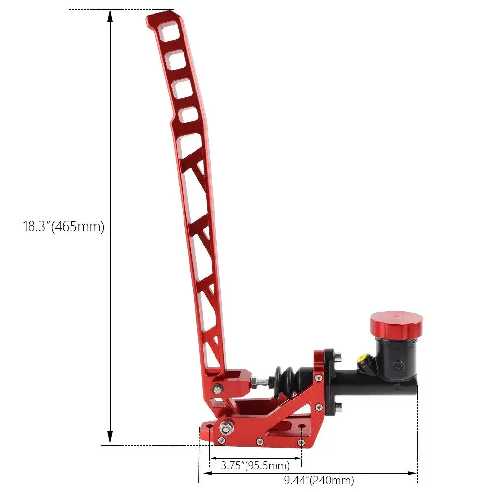 Brake System Hand Brake Aluminum Drift Hydro E-Brake Racing Hydraulic Handbrake Long Level Gear Kit Black Red Silver racing handbrake