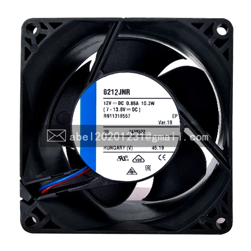 

BRAND NEW ORIGINAL 8212JNR 8212 JNR 12VDC COOLING FAN 8038 8CM 80*80*38MM