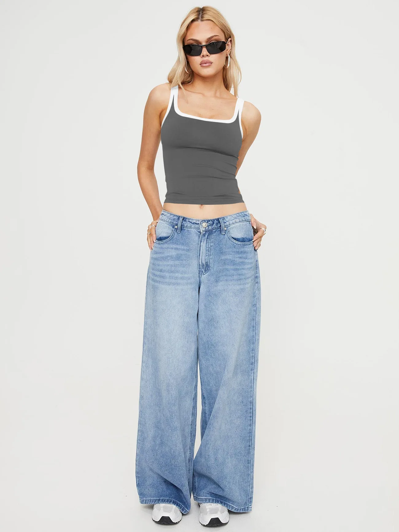 

Knitted Bm Sling Y2K New Women's Sleeveless Vest Sexy Spice Slim Top