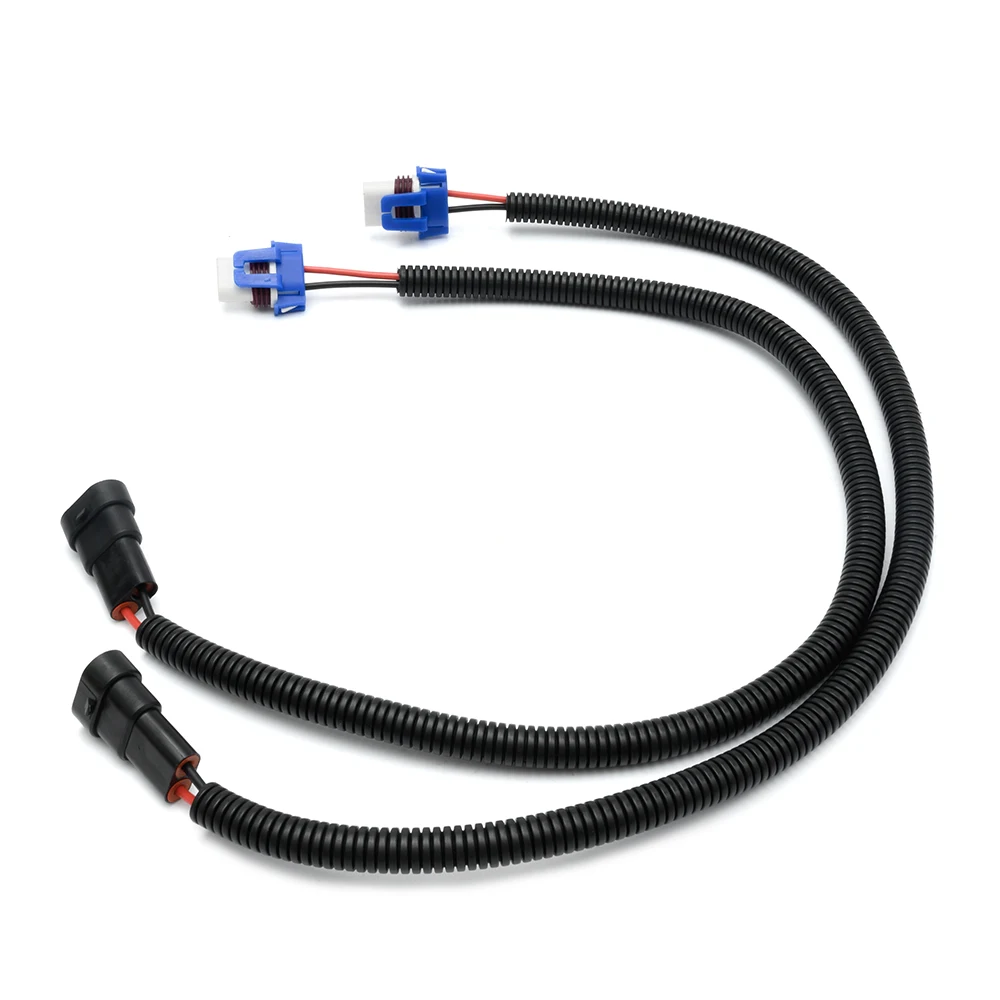 PairH10H12FoglightWiringHarnessExtensionwireharnessForJeep