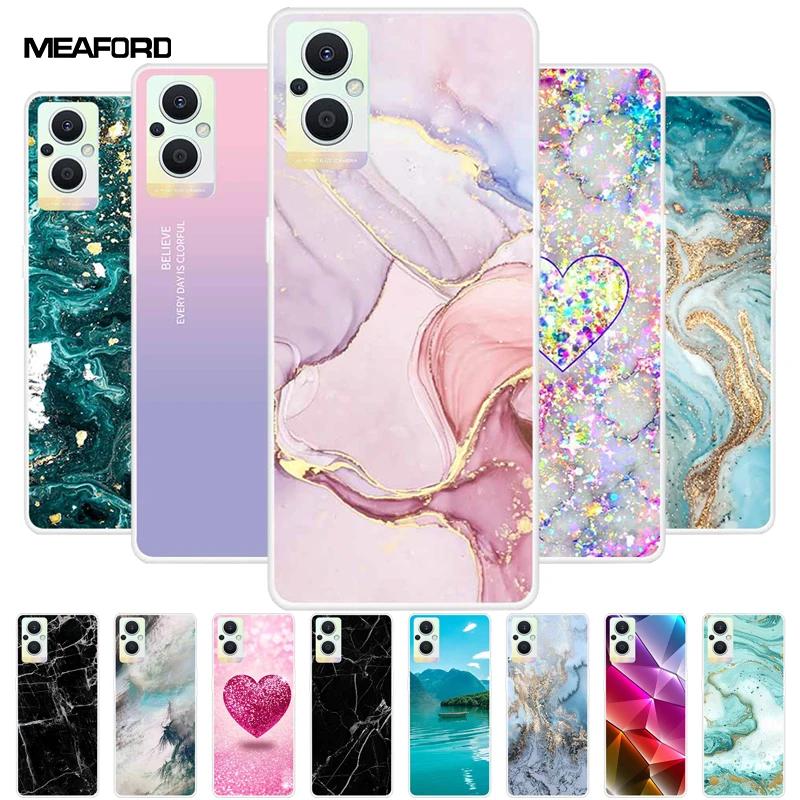 Marble Clear Soft TPU Silicone Back Case - Stylish Protective Phone Cover