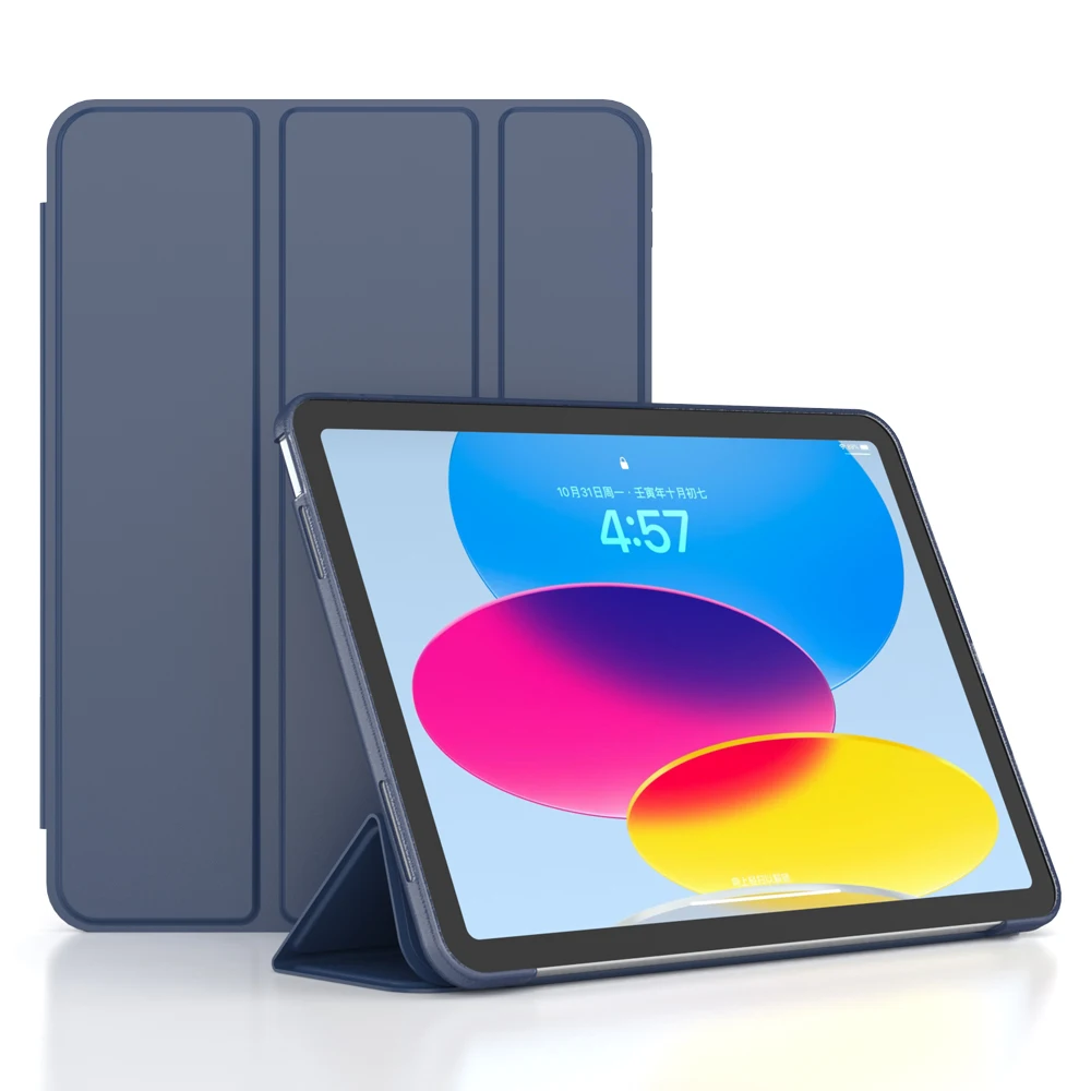 For iPad 10 2022 10th Generation A2696 Smart Cover Funda for