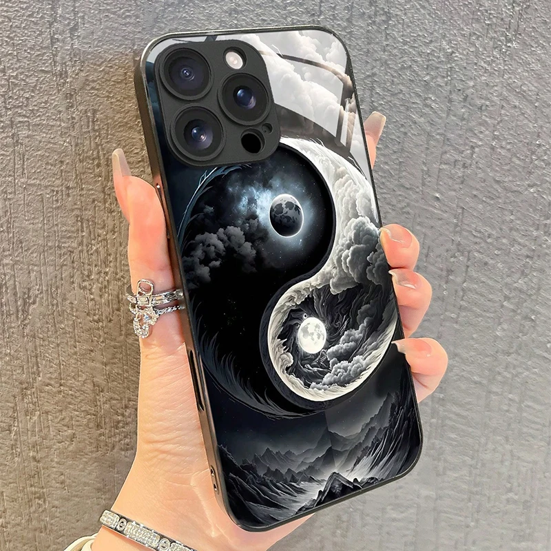 Yin Yang Bagua Formation Silicone Phone Case