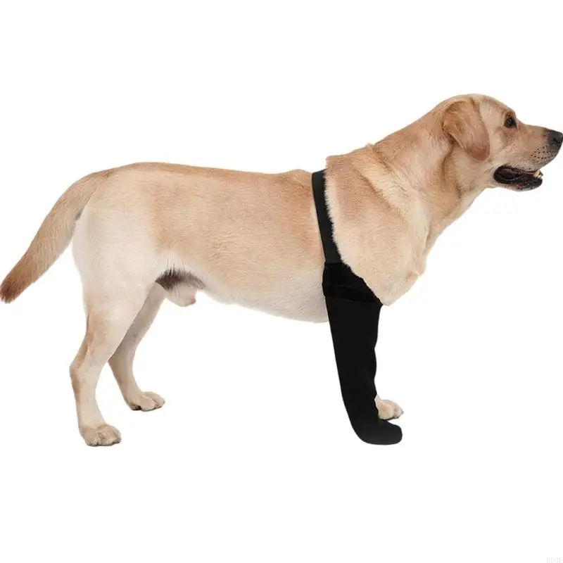 Hunde-Erholungssocken, wasserdicht, Pfotenschutz, rutschfest, nach Operationen, für Wundschutz, Ärmelschuhe zum Lecken – Detail 4
