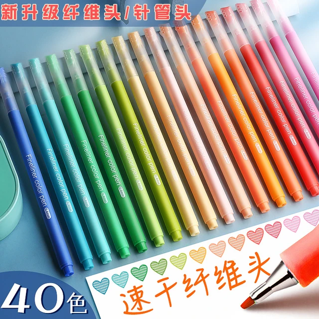 1set Colorful Fine Point Marker Pens, Planner Pens, Neutral Pens For  Writing Notes