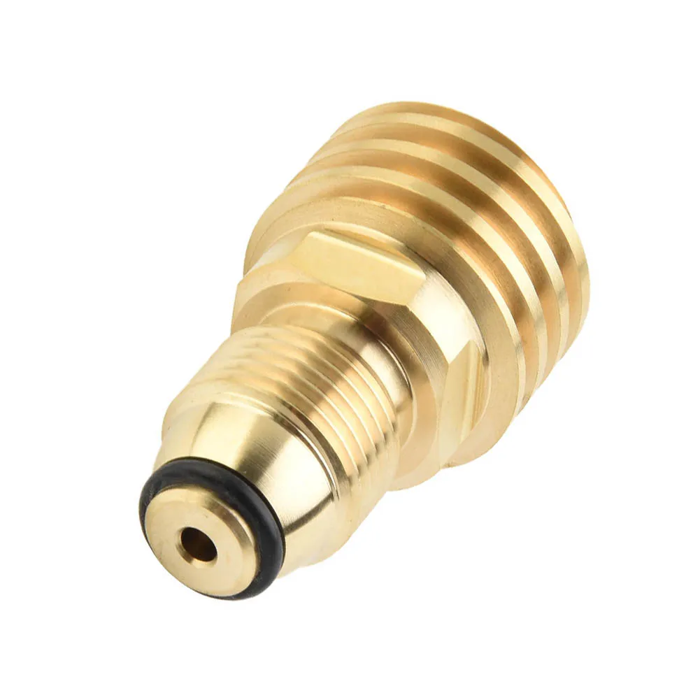 Stove Adapter Parts Copper Fittings Outlet POL LP Propane Tank Replacement Tank Valve To QCC1/Type1 1pc