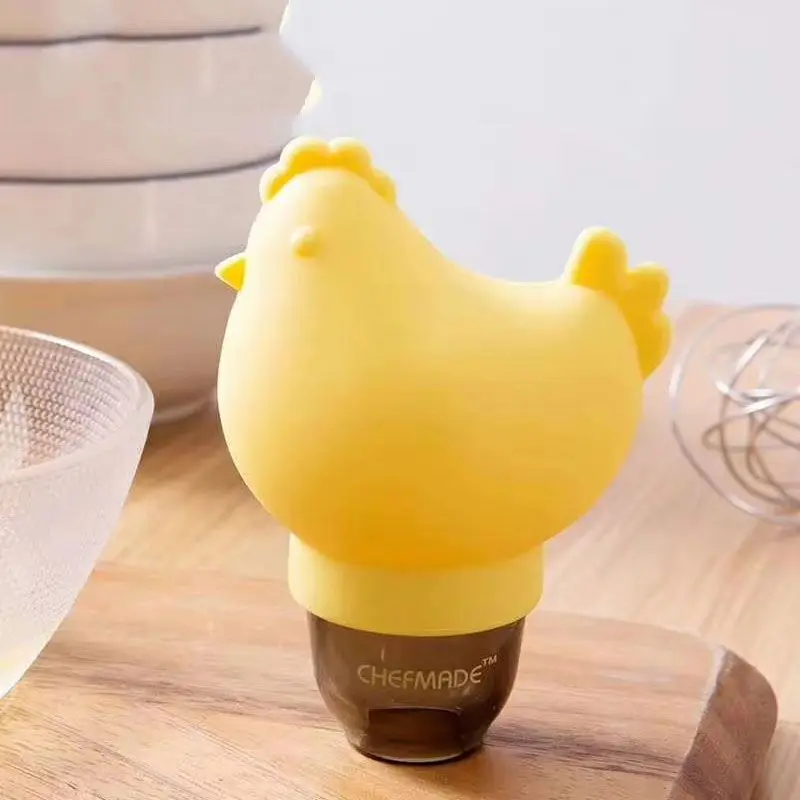 Egg Separator Creative Cute Household Kitchen Tools Egg White and Yolk Separator Liquid Silicone Baking