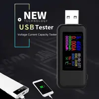 10 in 1 USB Tester DC Digital Voltmeter Amperimetro Current Voltage Meter Amp Volt Ammeter Detector Power Bank Charger Indicator 1