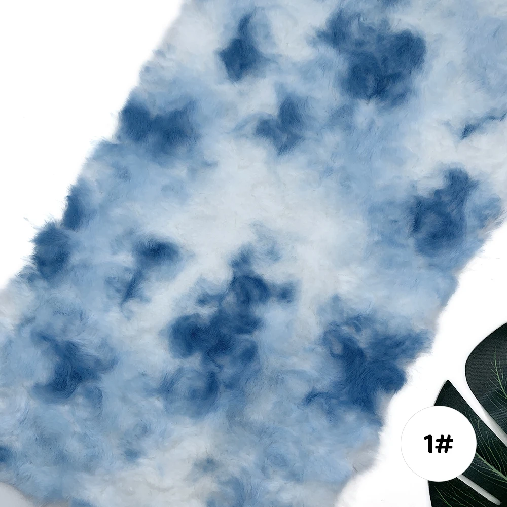 25X45cm peluş kumaş kravat-boya baskılı kumaş moda dikiş kumaş pamuk bebek saç aksesuarları kumaş