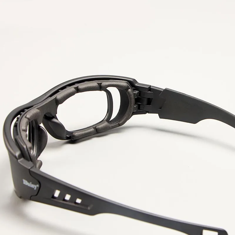 Military C6 Tactical Glasses Air Gun Shooting Protective Glasses Outdoor Cycling Sports Sunglasses Windproof Polarized safety goggles polarized sports glasses polarized glasses tactical goggles uv protection glasses shooting glasses polarized goggles