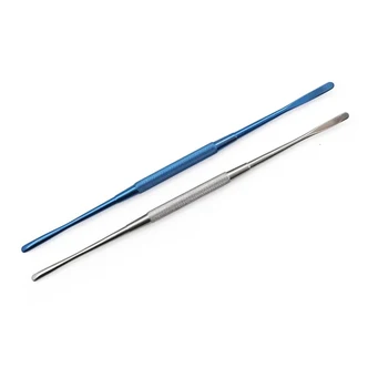 Titanium alloy stainless steel Freer periosteal elevator double-ended ophthalmic surgical instruments round handle 1