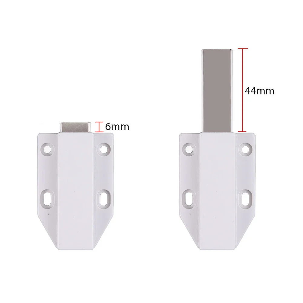 4Pcs Magnetic Door Catches Kitchen Cupboard Concealed Latch Wardrobe Cabinet Magnetic Suction Rebound Device Furniture Hardware