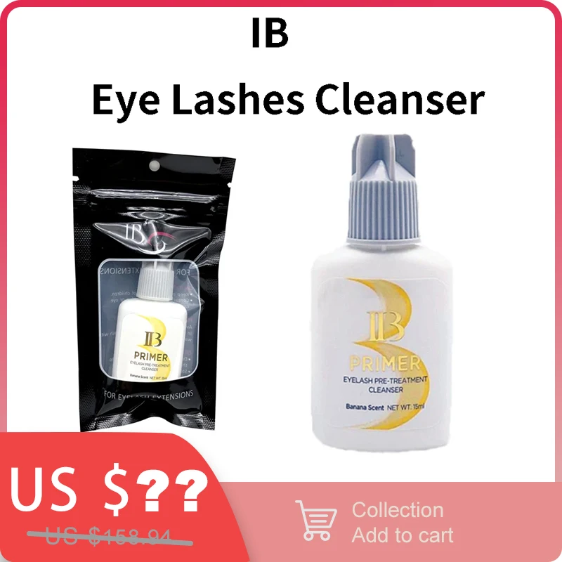 

I-Beauty Lash Glue Primer Eyelash Pre-Treatment Banana Scent Adhesive Primer Eyelash Extension Glue Korea Original Makeup Tools