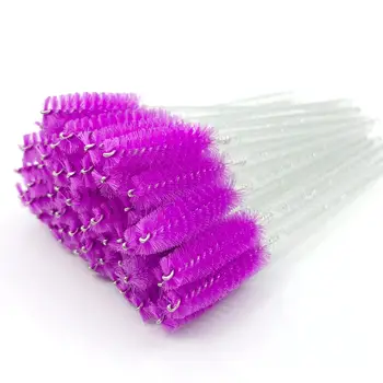 Disposable Eyelashes Brushes Crystal Diamond Handle Lash Brush Eyebrow Mascara Wands Eyelash Extension Supplies Makeup Tools 1
