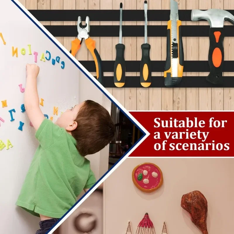 Versatile Self-Adhesive Magnetic Tape for DIY and Office Projects