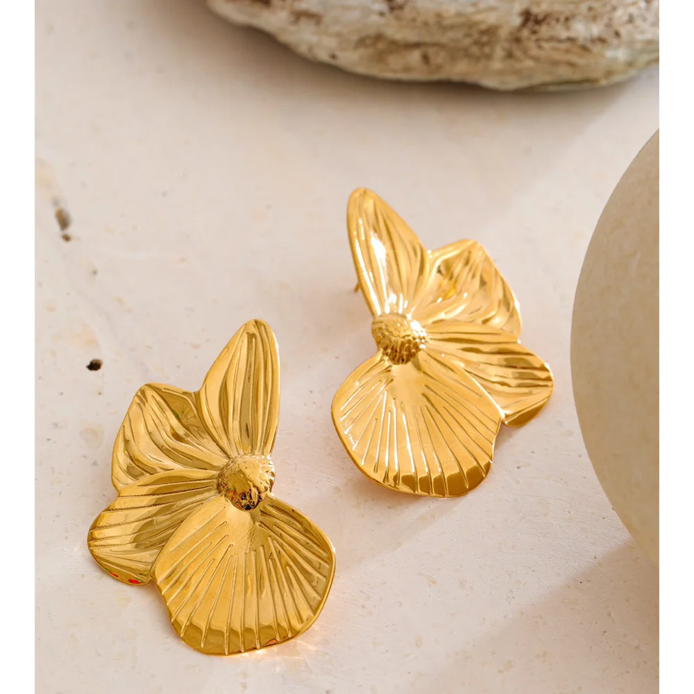 Yhpup Earrings 18K PVD Plated for Women