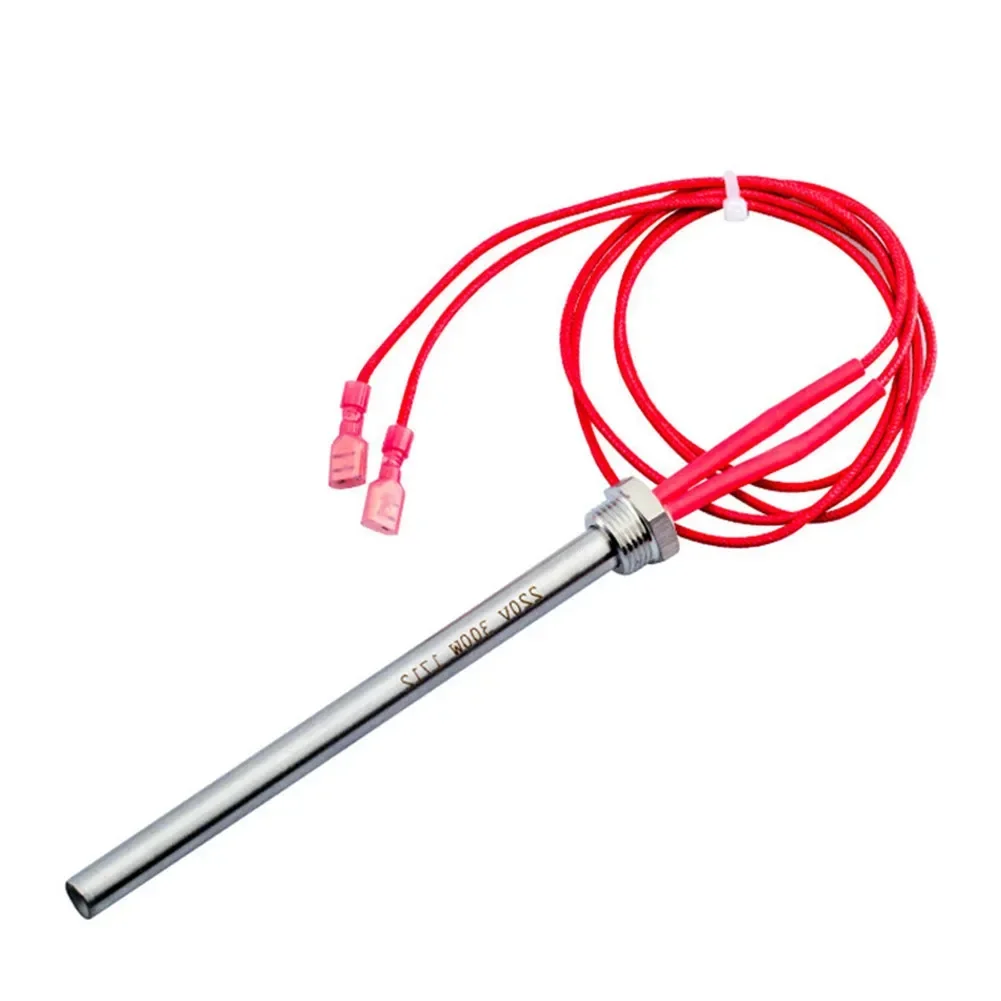 220V Lgniter Hot Rod Wood Pellet Heating Tube Fireplaces Grill Stove Part Winter Fireplace Heating Supplies